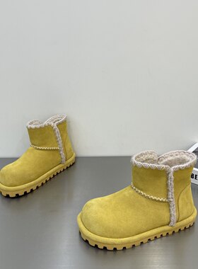 圆头时尚保暖软底一脚蹬雪地靴