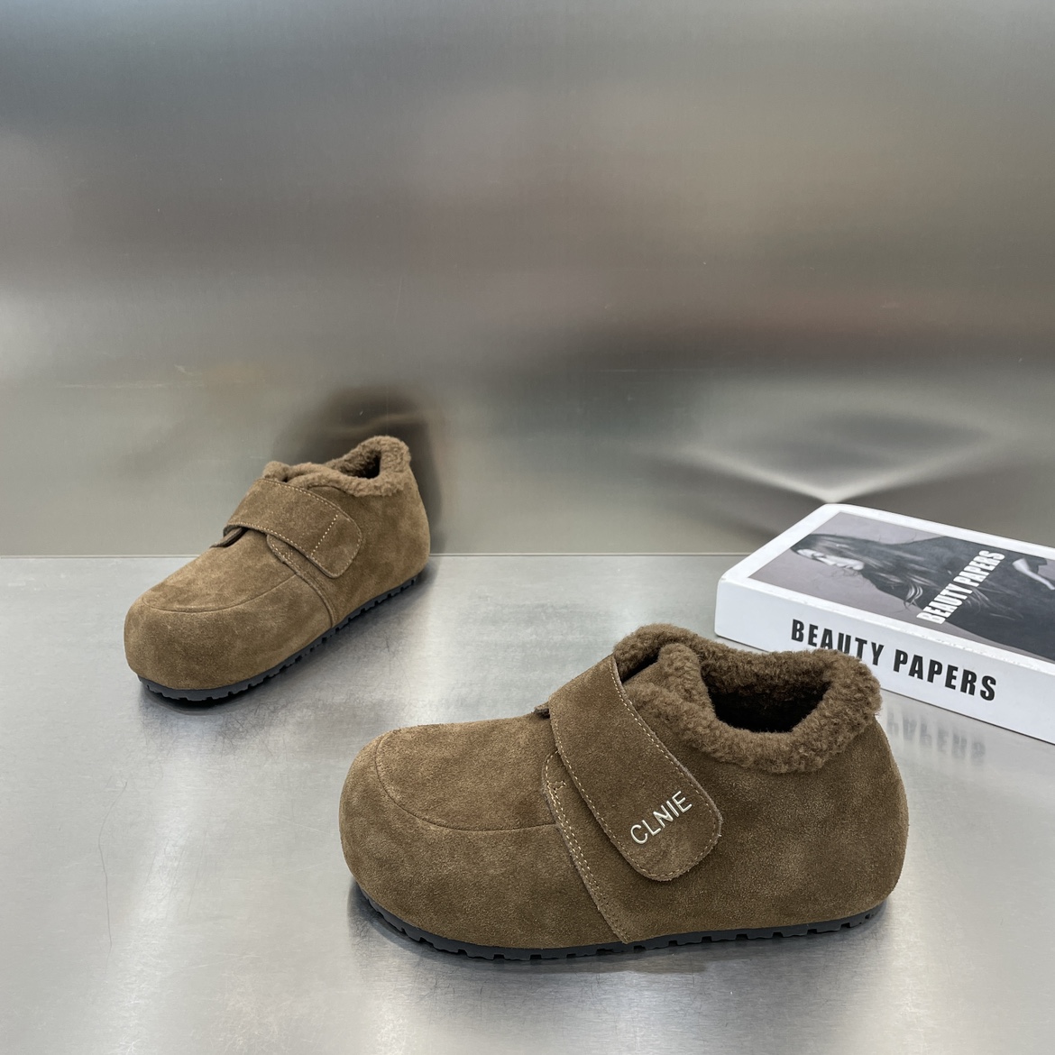 复古加绒加厚内增高厚底棉鞋女