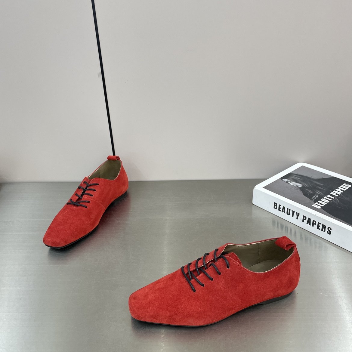 2026春季新款磨砂皮复古方头系带平底小皮鞋小众设计百搭时尚女鞋,女鞋,棉鞋,淘宝优惠券,粉丝福利购,淘宝优惠卷