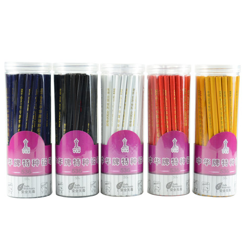 中华牌标记塑料玻璃陶瓷书写铅笔