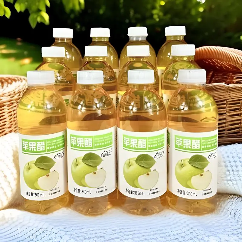 苹果醋饮料整箱350ml*24瓶装酸甜解腻果醋网红苹果味饮品商用批发