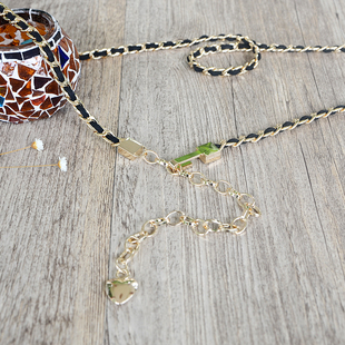 加长腰链女配裙子高级感胖mm金属大码简约可调节细款装饰链条腰带