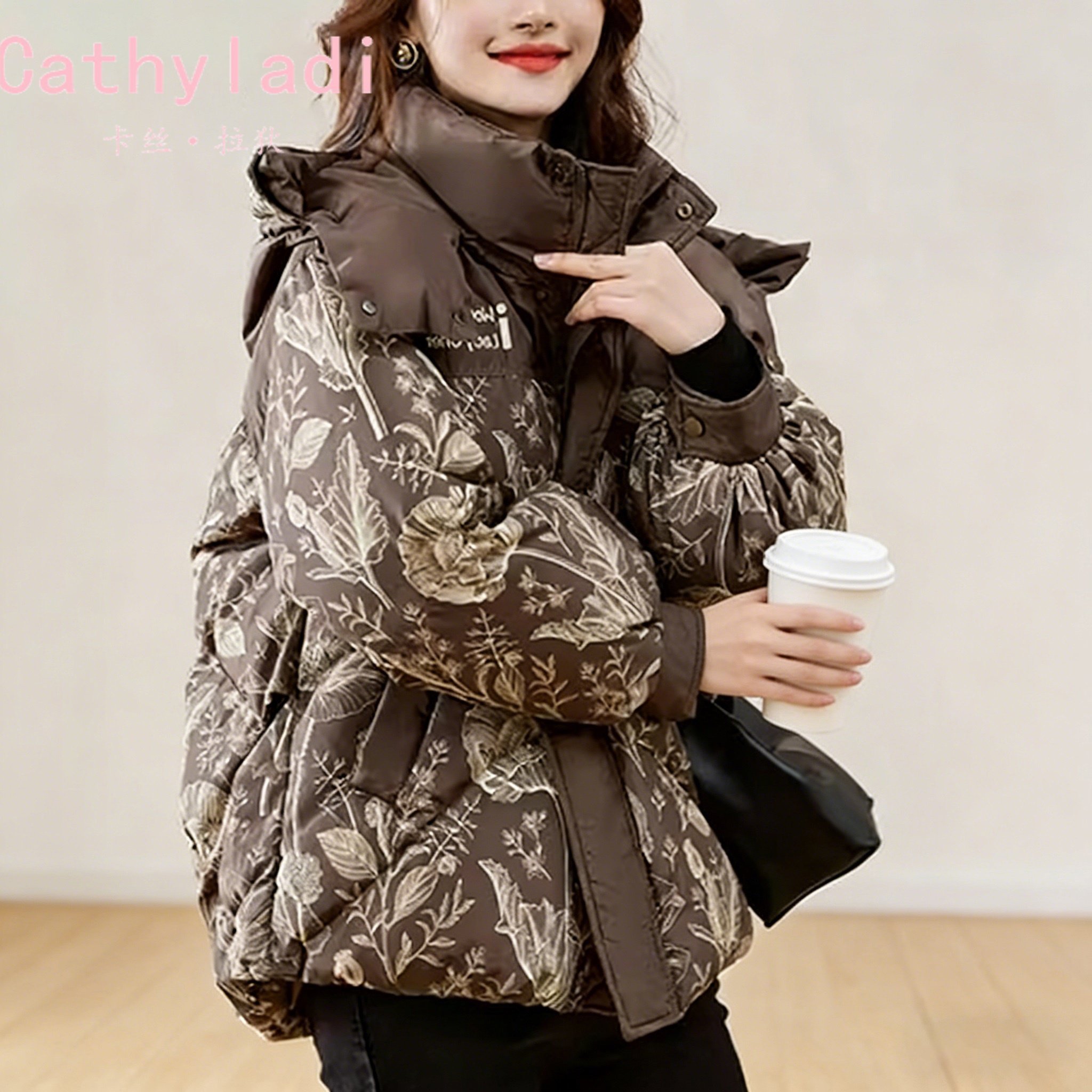 CATHYLADI羽绒服女2026新款冬季气质高端保暖加厚短款白鸭绒外套,女装/女士精品,羽绒服,淘宝优惠券,粉丝福利购,淘宝优惠卷