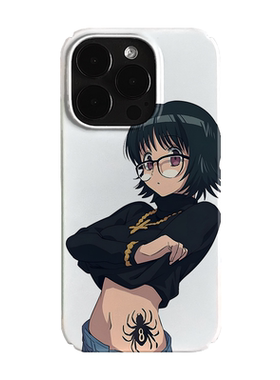 全职猎人小滴幻影旅团潮流复古艺术小众适用高级感卡通iPhone14pro+苹果15promax菲林手机壳新款13/12荣耀100