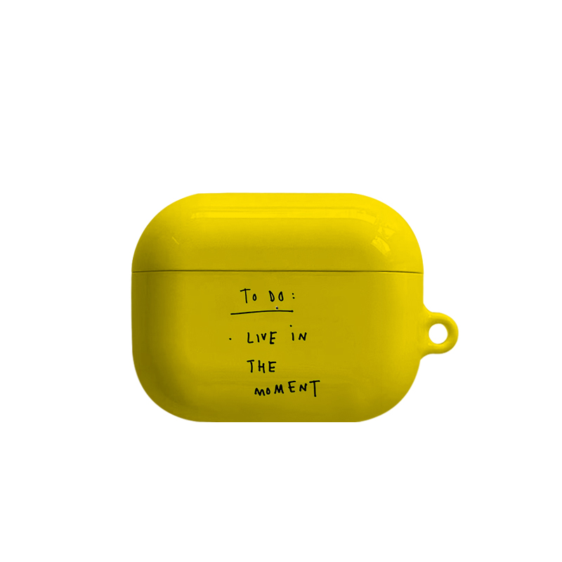 简约字母艺术适用苹果耳机保护套airpodspro2无线蓝牙耳机壳三代airpod二代ipod耳机套airpods3菲林