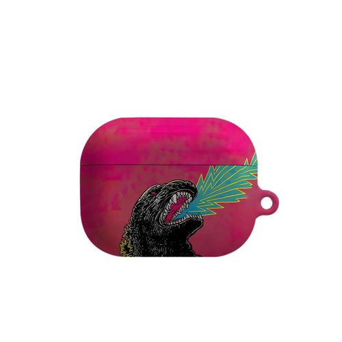 哥斯拉喷火艺术适用苹果耳机保护套airpodspro2无线蓝牙耳机壳三代airpod二代ipod耳机套airpods3菲林