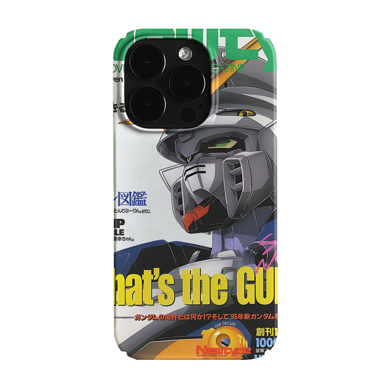 高达机器人动漫二次元潮流复古艺术小众适用高级感卡通iPhone14pro+苹果15promax菲林手机壳新款13/12荣耀100
