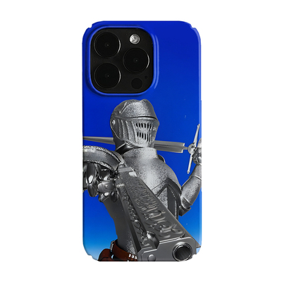 银色铠甲骑士艺术小众适用高级感卡通iPhone16pro+苹果15promax菲林手机壳新款13/1214proVIVO90