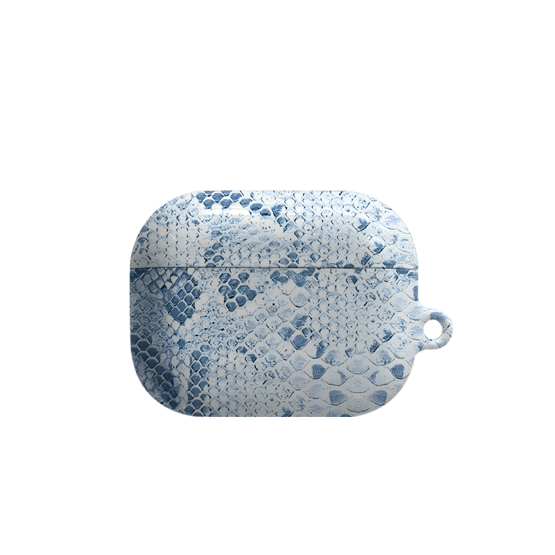 蛇皮鳞片艺术适用苹果耳机保护套airpodspro2无线蓝牙耳机壳三代airpod二代ipod耳机套airpods3菲林
