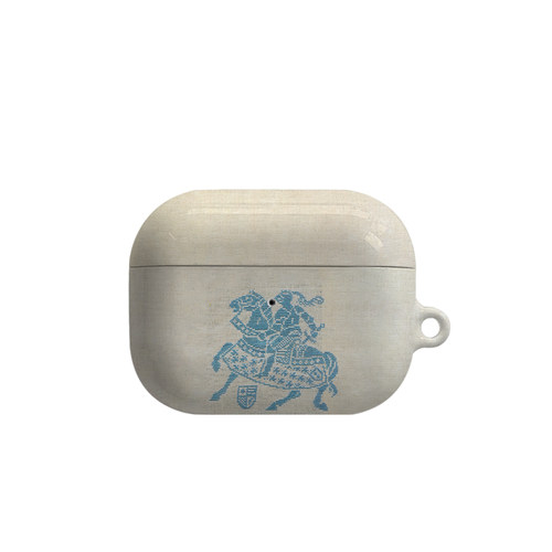 蓝色骑马将军艺术适用苹果耳机保护套airpodspro2无线蓝牙耳机壳三代airpod二代ipod耳机套airpods3菲林