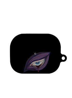 黑色恶魔眼睛艺术适用苹果耳机保护套airpodspro2无线蓝牙耳机壳三代airpod二代ipod耳机套airpods3菲林