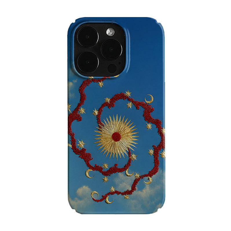 绕圈星星月亮艺术小众适用高级感卡通iPhone16pro+苹果15promax菲林手机壳新款13/1214proVIVO90