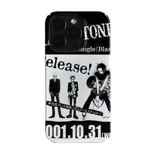 NANA黑白插画小众动漫卡通iPhone14pro+苹果15promax菲林手机壳新款13/12mini的适用华为p60pro