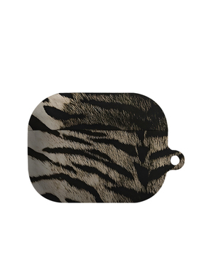 灰色虎皮纹艺术适用苹果耳机保护套airpodspro2无线蓝牙耳机壳三代airpod二代ipod耳机套airpods3菲林