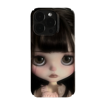 可爱女孩玩偶艺术小众适用高级感卡通iPhone16pro+苹果15promax菲林手机壳新款13/1214proVIVO90