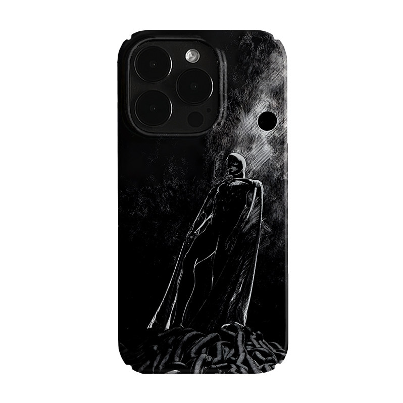 黑夜侠客艺术小众适用高级感卡通iPhone16pro+苹果15promax菲林手机壳新款13/1214proVIVO90