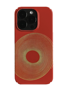 红色复古圈圈手艺术小众适用高级感卡通iPhone16pro+苹果15promax菲林手机壳新款13/1214proVIVO90