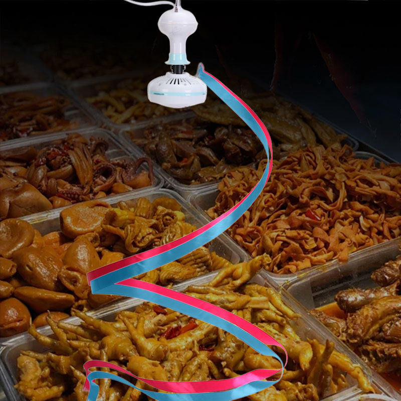 赶苍蝇吊扇无风220V插电水果商店驱蚊卤菜熟食店专用扇生鲜肉铺
