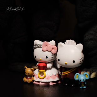 中古Kitty公仔婚礼摆件闺蜜结婚纪念日情人节送礼推荐 伴手礼可爱