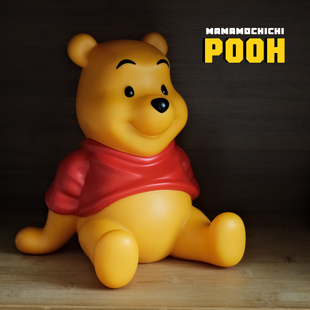 出口中古怀旧美式咖啡厅装饰维尼存钱罐摆件公仔手办情侣生日礼物