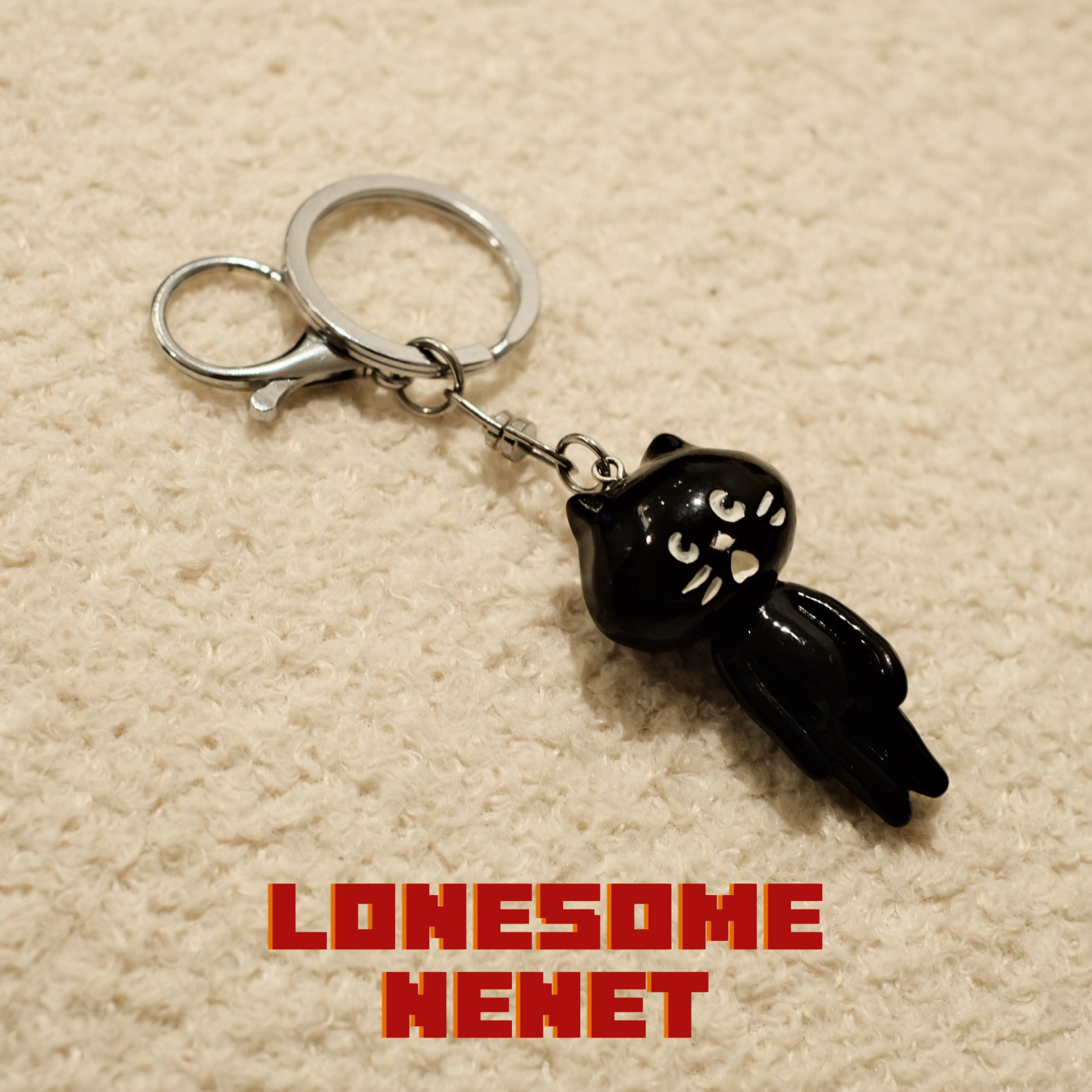 thumbnail for Japanese cute surprise cat Nya keychain Ne net doll pendant bag bag ornament key ring ornament