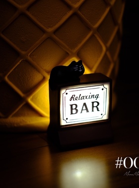 猫猫氛围灯模型公仔桌面装饰