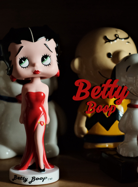 怀旧美式贝蒂小姐公仔摆件装饰