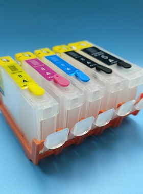 IX5000填充墨盒带PGI-5CLI-8可复位芯片IX4000 PRO9000墨水夹