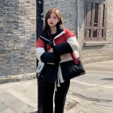 11月5日出货双11主推撞色包边衣外套077-2310-P155-K238，女装棉衣/棉服，浙宝100