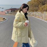 三天出货新款冬季嫩黄短款服外套077-2307-P170-258，女装棉衣/棉服，浙宝100
