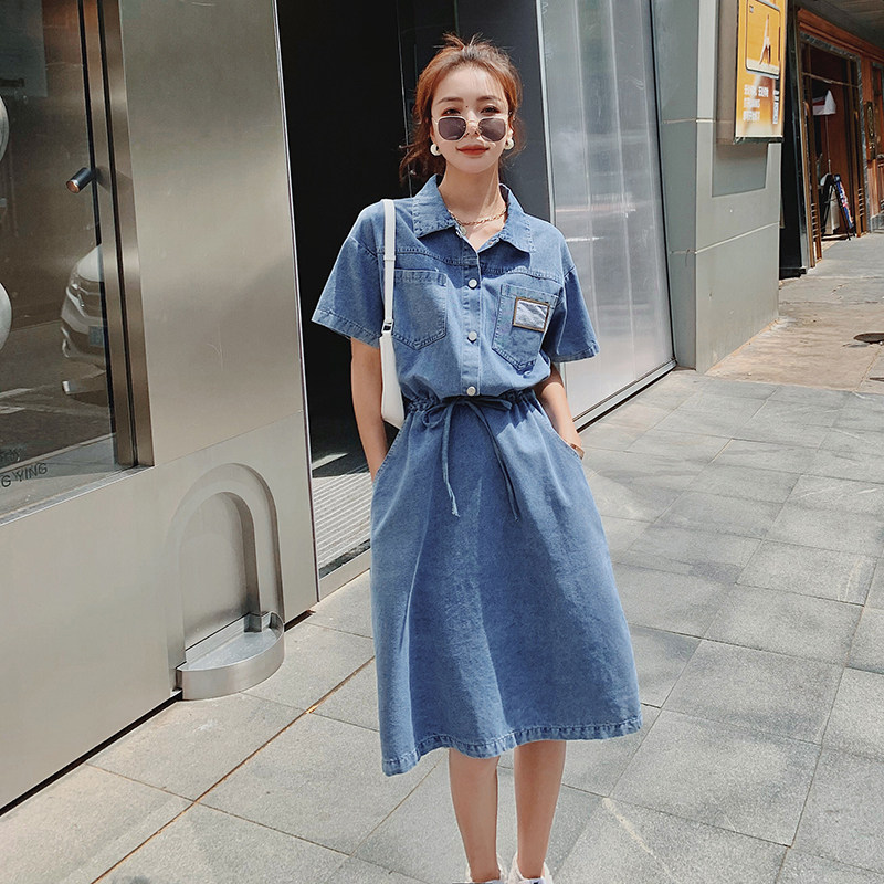 夏新款牛仔连衣裙，数据很好。可主推B077-2008-P75-K128，女装连衣裙，浙宝100