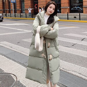 现货，上了就能卖可主推豆绿色长款服077-2196-P185-K268图片