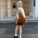 复古小众立领气质斗篷风衣外套女2025新款设计感法式宽松休闲上衣，女装风衣，浙宝100