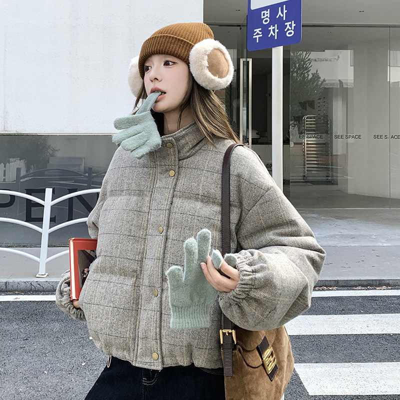 主推，数据好，上了就能卖格子90白鸭羽绒服7020-p225-k328,女装羽绒服,浙宝100
