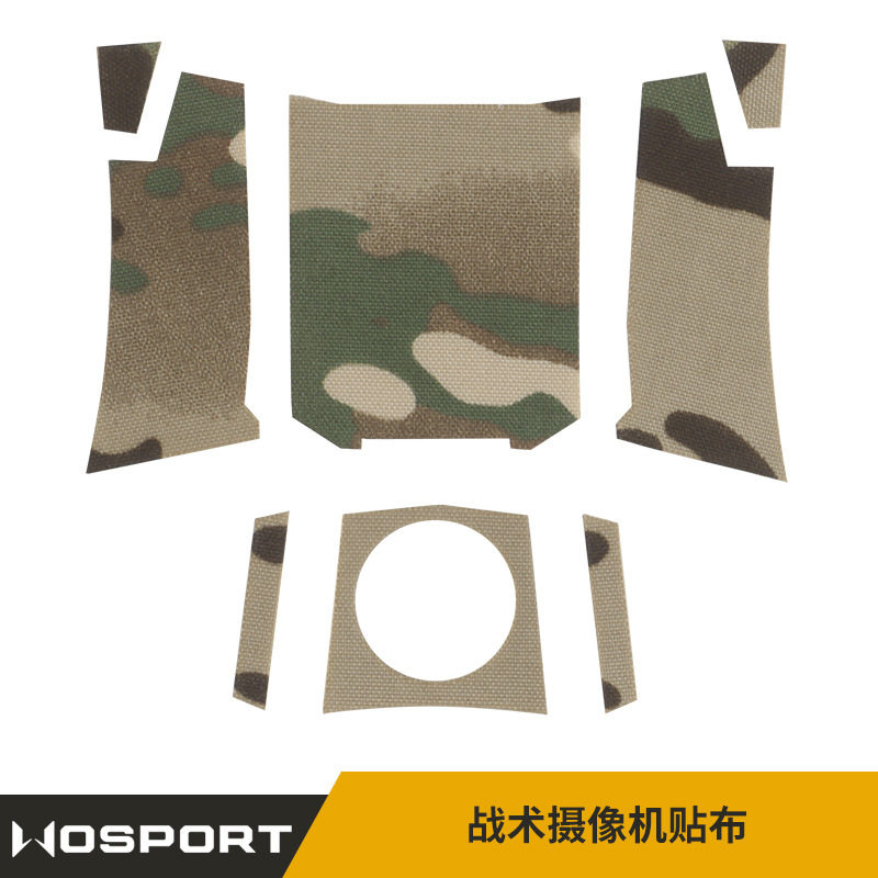 WOSPORT 4色迷彩摄像机贴布适配战术摄像机配件收藏送礼军事模型,模玩/动漫/周边/娃圈三坑/桌游,其他模型,淘宝优惠券,粉丝福利购,淘宝优惠卷