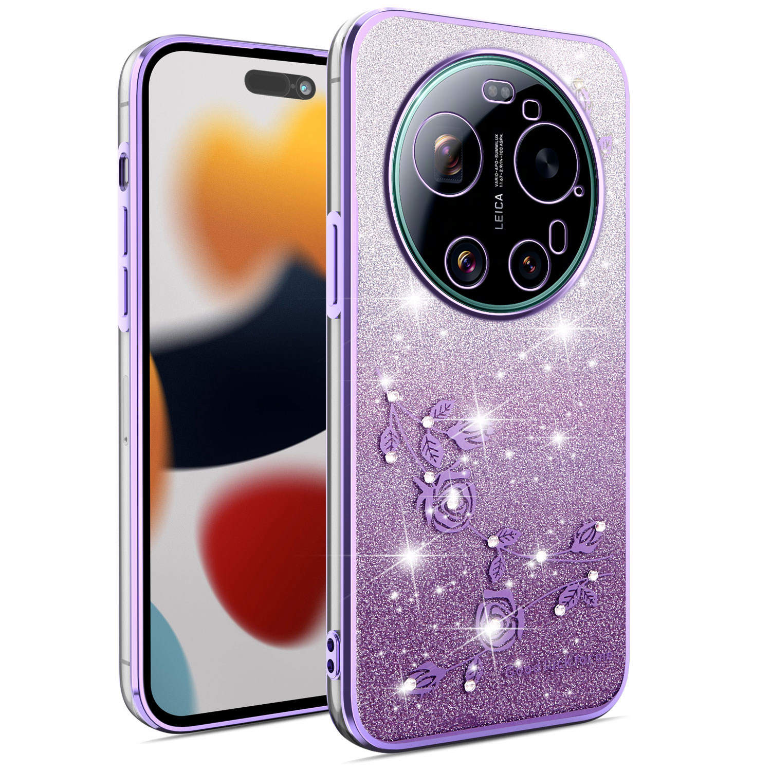 适用小米17ultra手机壳xiaomi17u保护渐变套镜头全包防摔utral闪粉uitra硅胶软Mi十七Utra女生ut新款水钻外壳