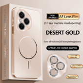 适用华为荣耀400手机壳honor400pro国际香港海外版 保护套带镜头膜全包防摔磨砂DNP硬por男女新款 DNY一NX9磁吸