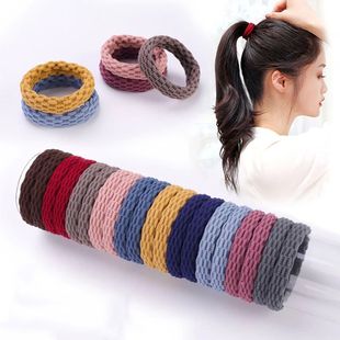 Basic Elastic Ties 10PCS Hair Girls Women Simple Bands Scrun