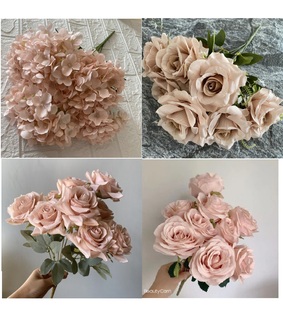 coffee nude blush rice light Rose Wedding Decor dusty pink