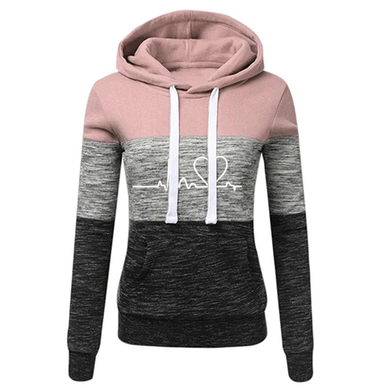 Autumn Winter Warm Women's Fleece Long Sleeve Hoodie Fashion