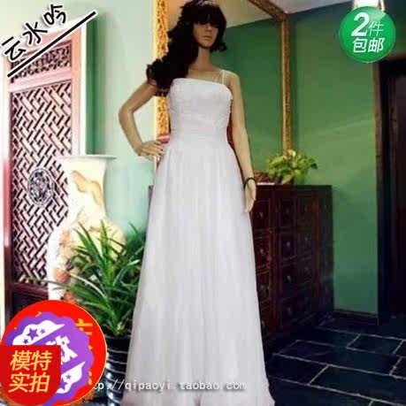 [雲水吟]改良拖地白教堂婚纱礼服新款2016影楼新娘连衣韩式摄影女|ruв категории Женская одежда, Cвадебные платья, свадебное платье - от Buy2taobao.com для оказания профессиональной услуги покупки агента Taobao
