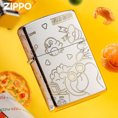 正版送礼咕叽说打火机zippo