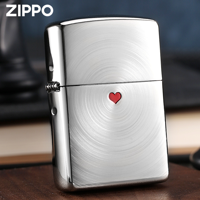 zippo正版打火机爱情轮回厚壳