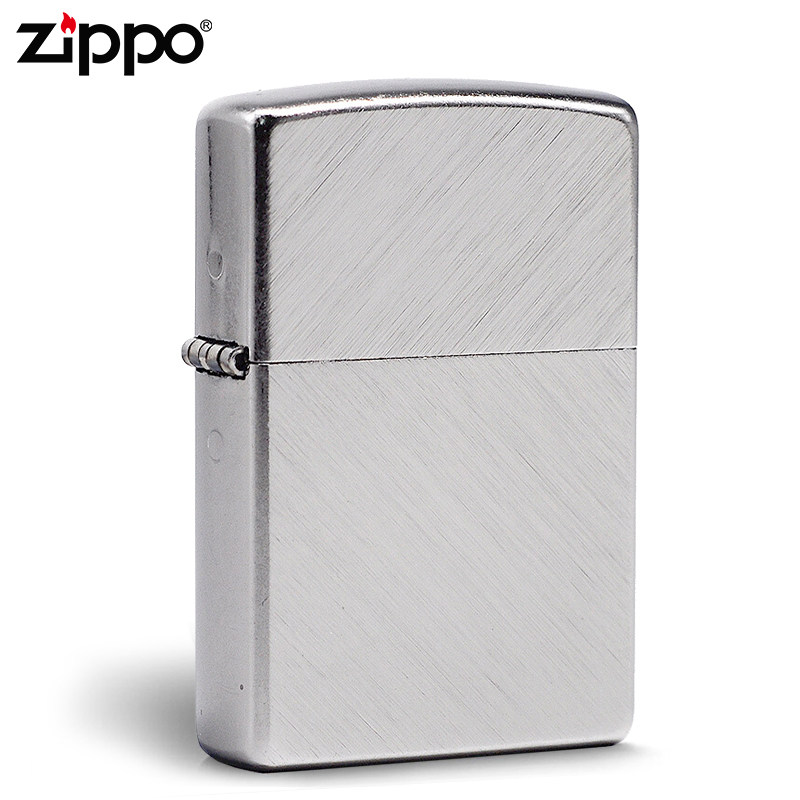 zippo官方旗舰 交叉鱼骨防风煤油打火机正品送男友高颜值生日礼物