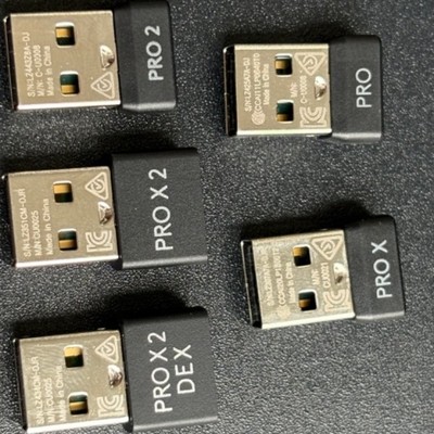 罗技鼠标接收器狗屁王系列Ggpw蓝牙朱雀鹰眼8K适配器