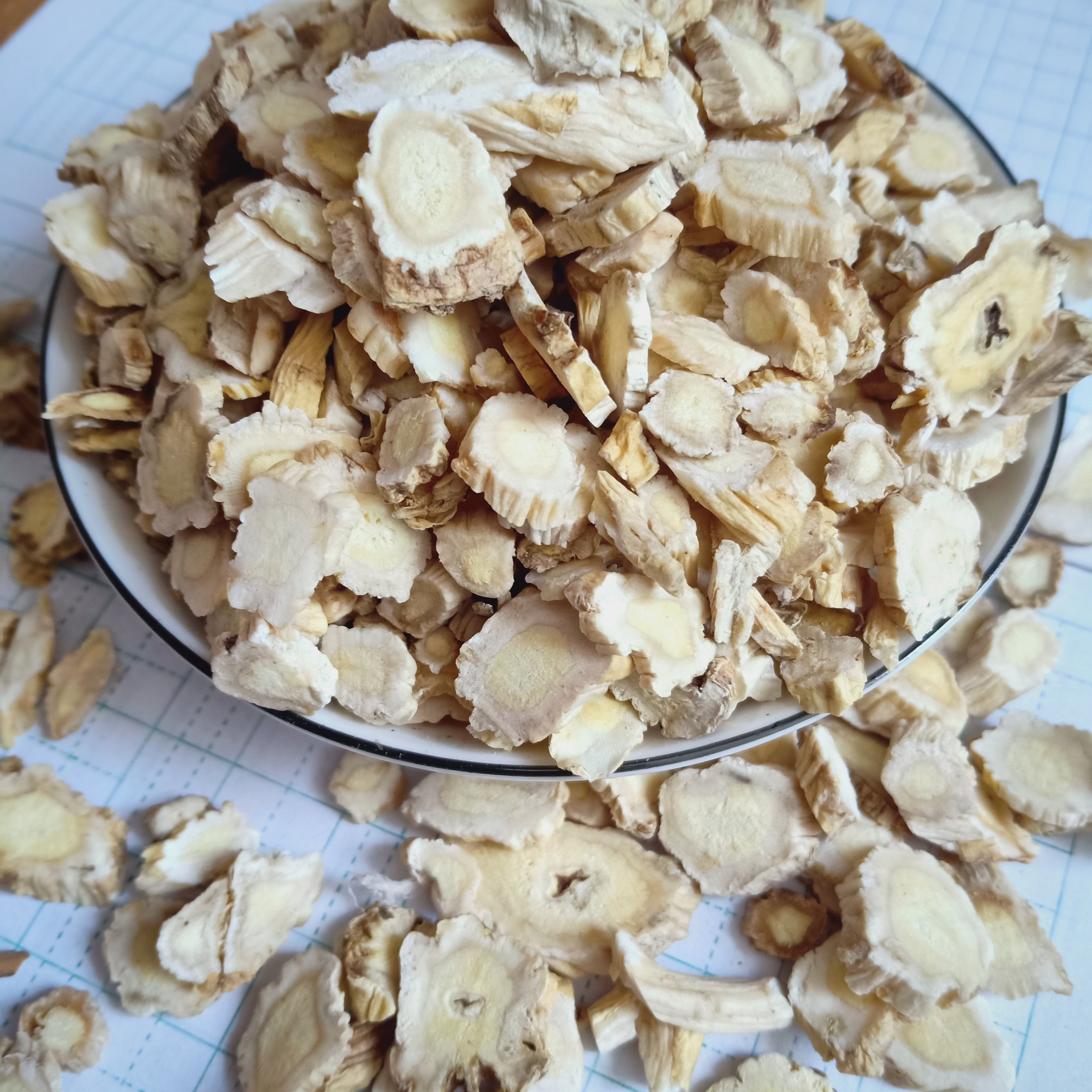 中药材桔梗 药用桔梗片500g克 桔梗茶 可磨桔梗粉野生桔梗干新货