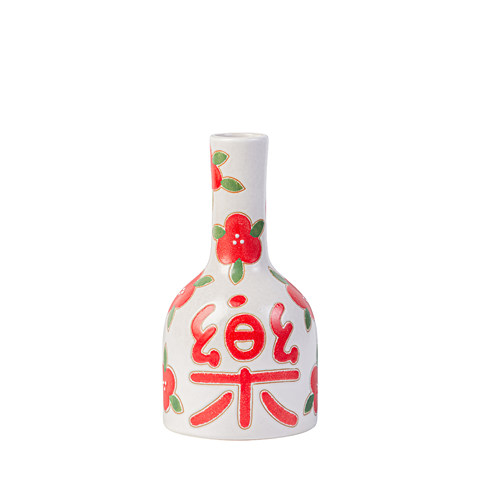 手工绘画花瓶#不熬夜陶瓷工作室#BUAOYE