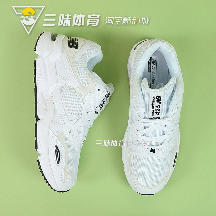 new balance nb 男女情侣舒适休闲跑步鞋小白鞋ml426la1/wl426lb1