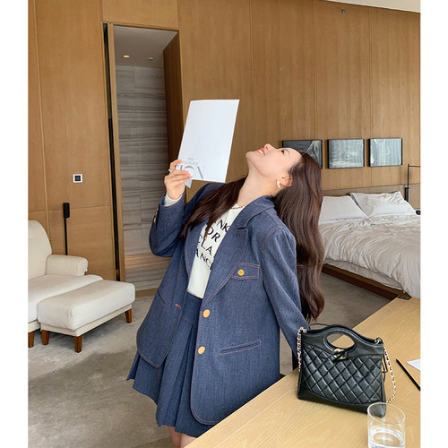 西装长袖西装套装本希长袖