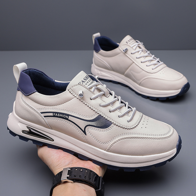 皮鞋男士秋季新款真皮户外休闲鞋